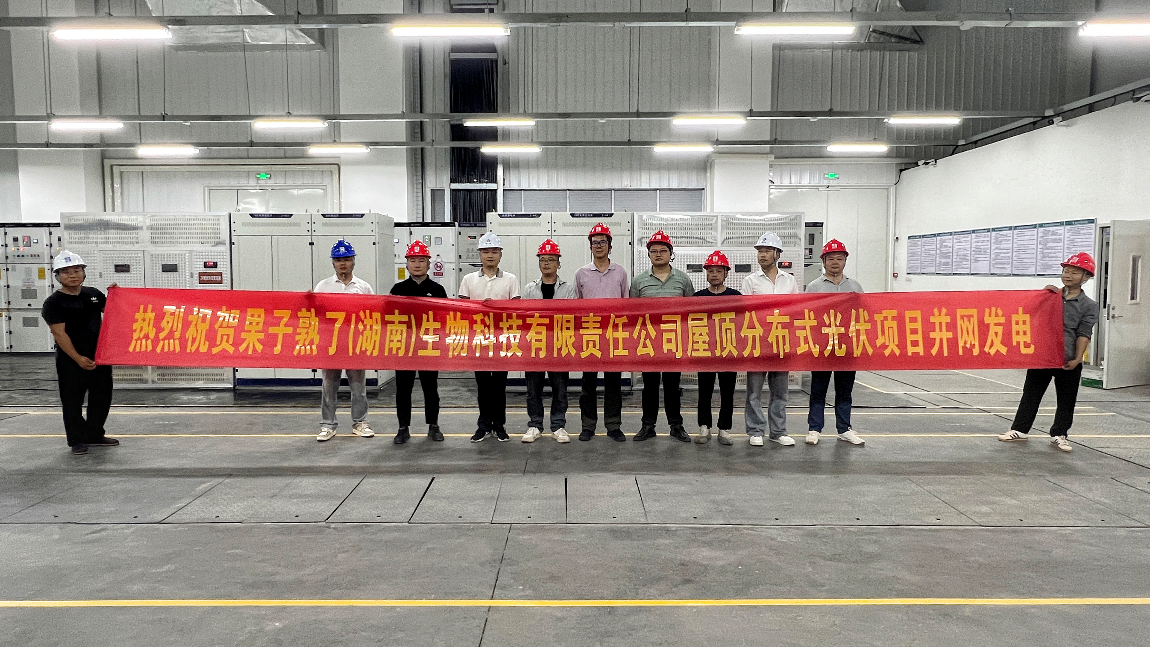 果子熟了（湖南）生物科技有限責任公司屋頂分布式光伏項目全面建成并網